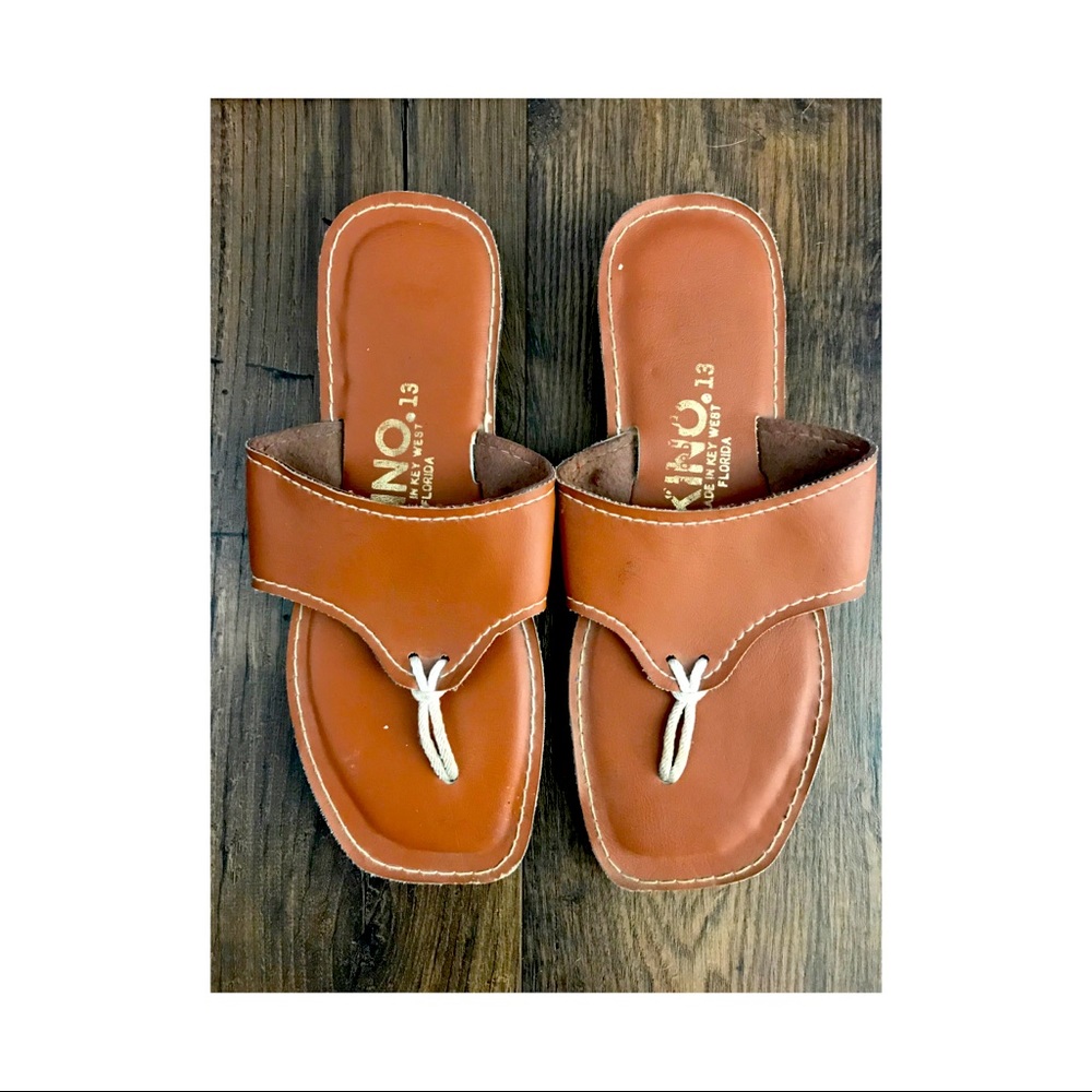 KENO | Men’s Key West Leather Slide Sandals
